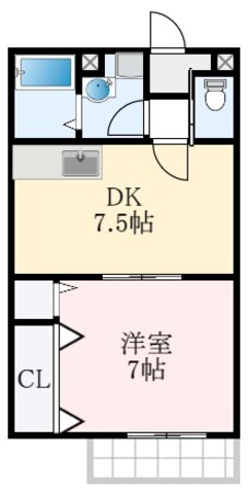 スカイハイツの物件間取画像